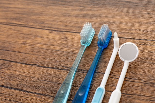 いろいろな種類の歯ブラシ